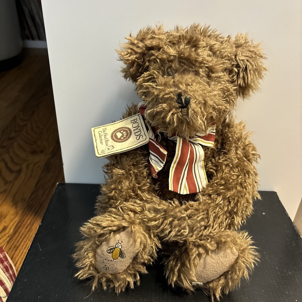 Boyds Bears BARNEY B BUGSLEY🧸  15"Plush Bear H.B.'s Heirloom Series 510823‎ Bee